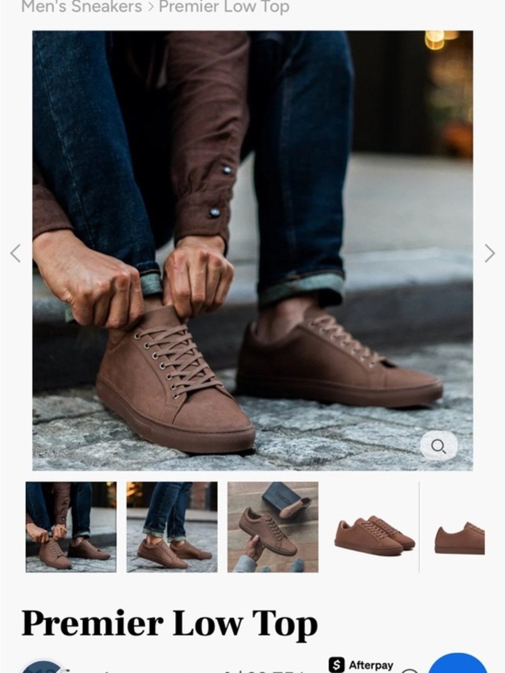 Thursday Boots Co. Premier Low Top Brown Leather Boots